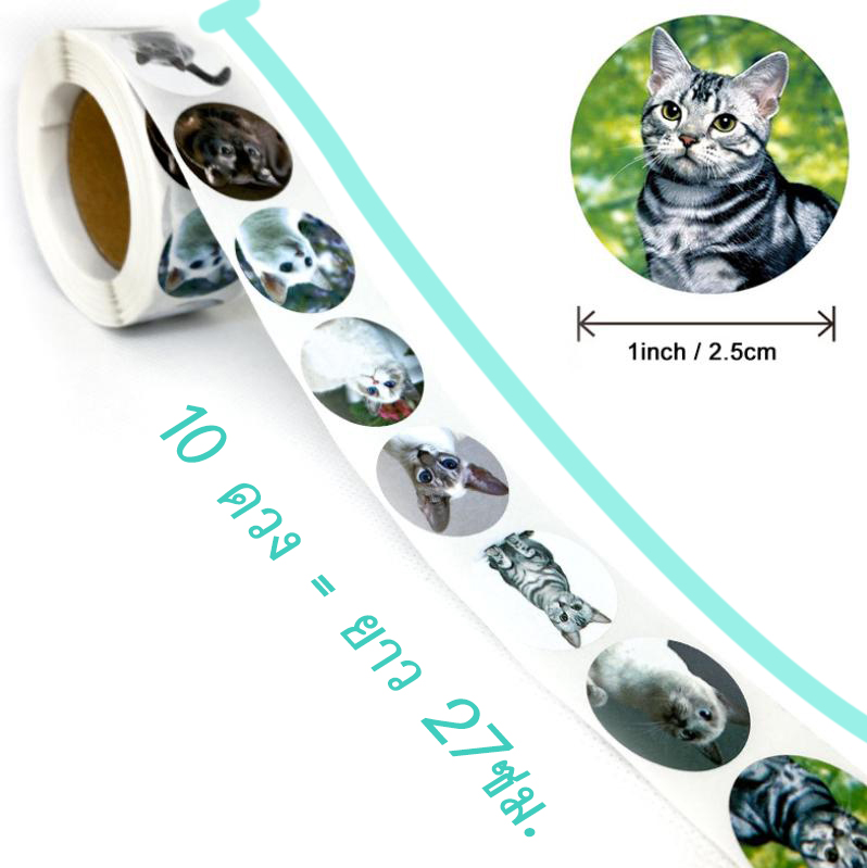 ⭐สติกเกอร์⭐วงกลมลายแฟนซีหลากสี 10 ดวง เส้นรอบวง2.5cm ยาว 27cm (📌เลือกแบบได้) ชิ้นละ 2 บาท✅พร้อมส่ง Ohwowshop สติ๊กเกอร์ ตัวเลข สินค้า ราคาถูก