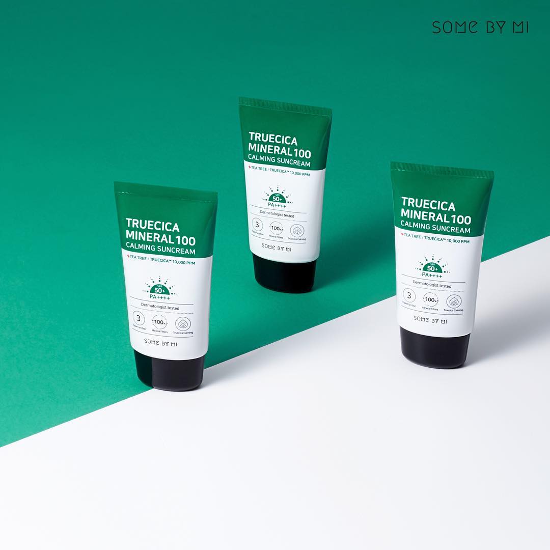 SOME BY MI Truecica Mineral 100 Claming Sunscreen 50 ml.