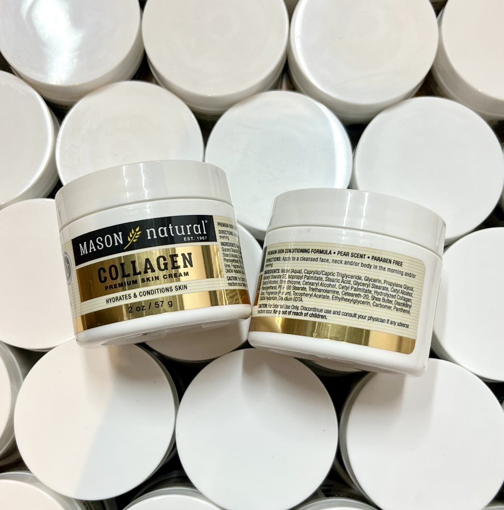 Mason Natural Collagen Beauty Cream 57 g. สูตรใหม่ ปลอดสารพาราเบน