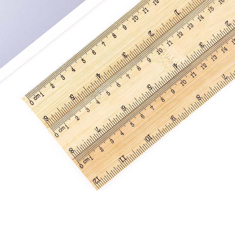 📏⭐ไม้บรรทัดตรงเนื้อไม้⭐15/20 ซม📌เลือกขนาด✔️พร้อมส่งในไทย เครื่องเขียน งานสกรีนสวย คุณภาพดี ทำจากไม้จริง