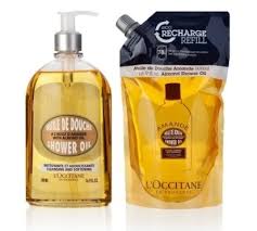 L'Occitane Travel Exclusive Almond Shower Oil Eco-Refill Duo Set