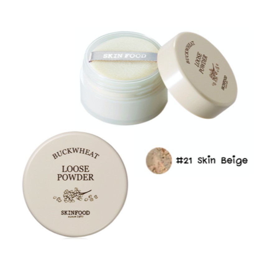 Skinfood Buckwheat Loose Powder 23 g. #21 ผิวโทนเหลือง