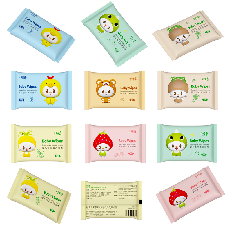 💦ทิชชู่เปียก💦ทําความสะอาด 1 ซอง 8 แผ่น ขนาด 15x14ซม📌คละลาย ราคา 3 บาท✔️พร้อมส่ง Ohwowshop ทิชชู่ ผ้าเปียก ทำความสะอาด