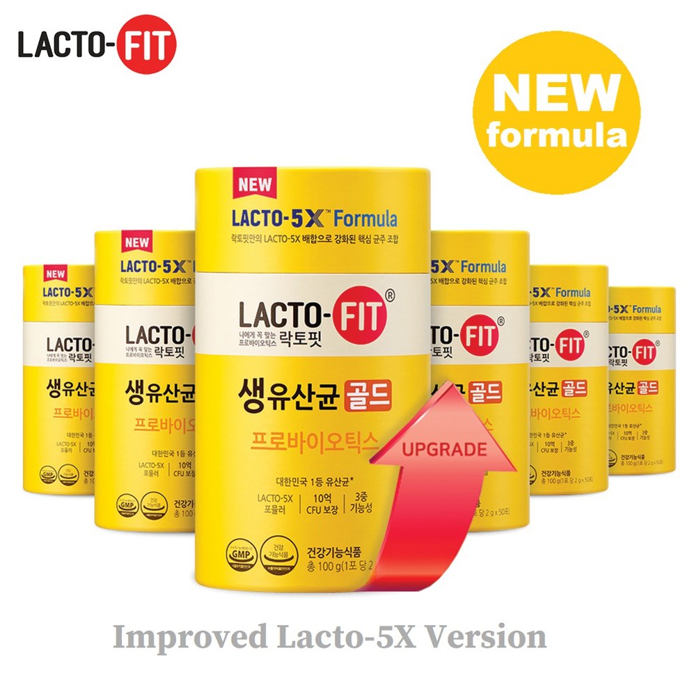 LACTO-FIT Probiotic Gold 5X Formula 50 Sticks