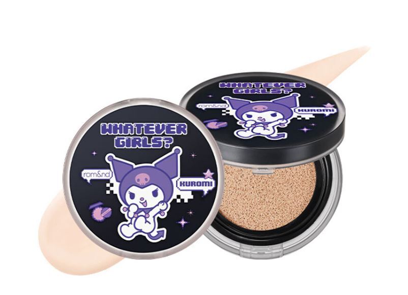 Rom&nd Sanrio Nu Zero Cushion SPF24 PA++ 15 g. #Kuromi 04 Beige 23