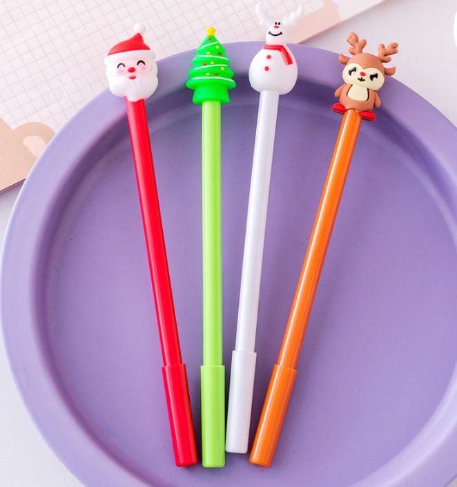 🎅❄ปากกา New Christmas V.3 ไส้สีดำ 0.5 ชิ้นละ 4 บาท ✔️พร้อมส่ง Ohwowshop ปากกาเจล เครื่องเขีย