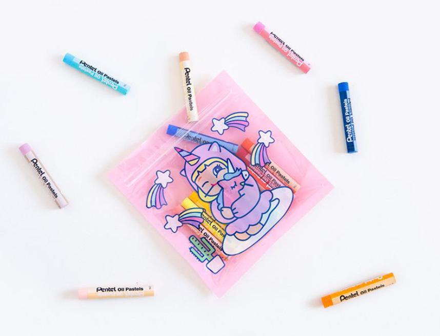 🌈ถุงเก็บอุปกรณ์ลายการ์ตูน 13.5x13.5 cm ชิ้นละ 2 บาท 📌เลือกแบบสินค้าได้ ✔️พร้อมส่ง Ohwowshop ถุง เก็บของ พลาสติก