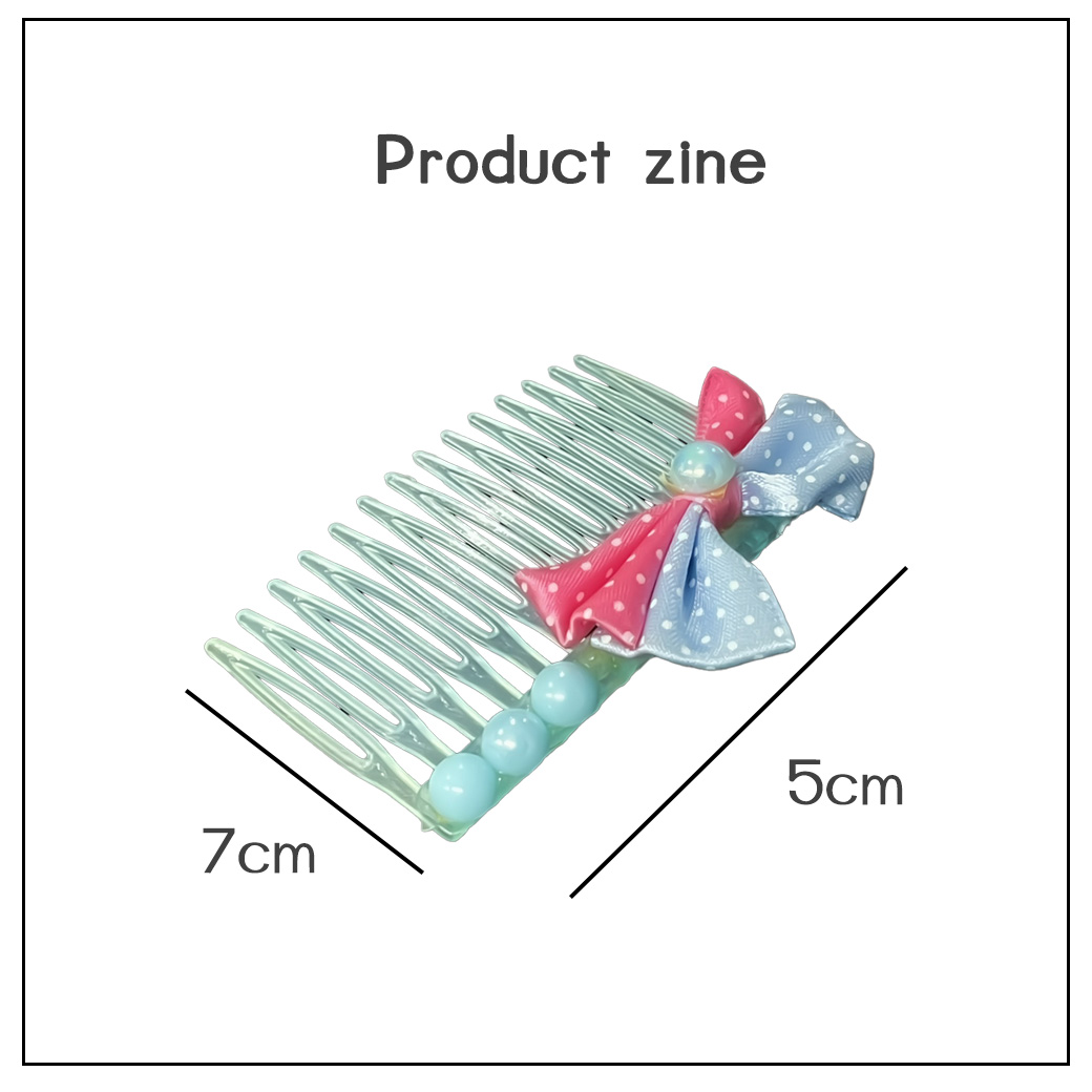 ✨หวีสับ หวีเสียบผมติดโบว์🧡แฟชั่นน่ารัก น้ำหนักเบา ไม่เจ็บศีรษะ📌สุ่มคละลาย✅พร้อมส่งในไทย ดีไซน์โบว์น่ารัก สีสันสดใส