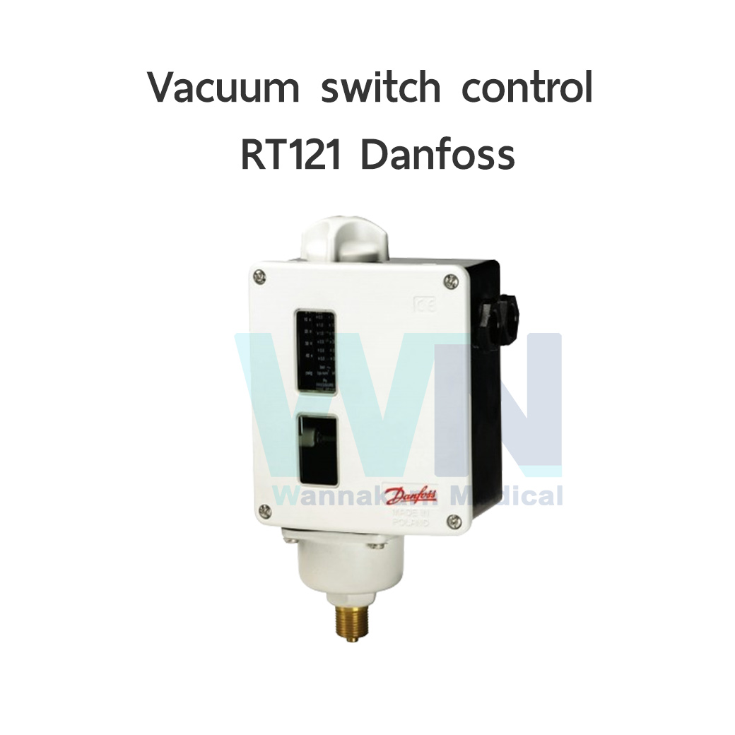 Vacuum switch control RT121 Danfoss ใช้สำหรับแรงดันก๊าซสูญญากาศ