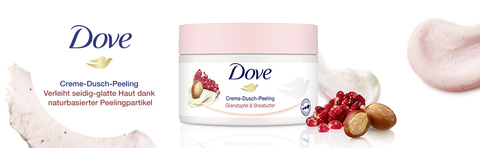 Dove Creme-Dusch-Peeling Granatapfel & Sheabutter 225 g.