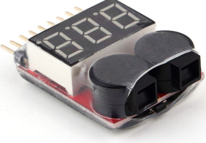 Li-po Battery Voltage Tester ( Buzzer Alarm | มีเสียงเตือน)