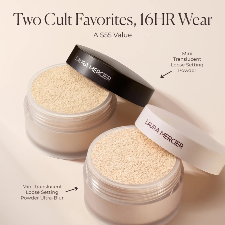 Laura Mercier Flawless To Go Mini Setting Duo