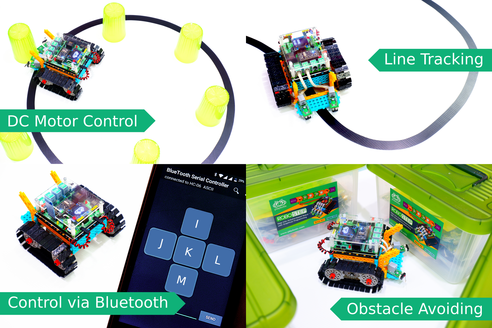 ROBOSTEP: Arduino Robot with Block Programming