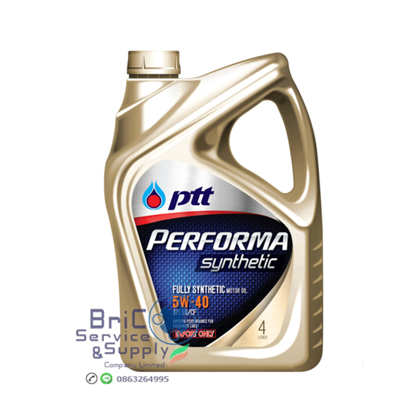 PTT PERFORMA SYNTHETIC 5w-40 ขนาด 4 ลิตร