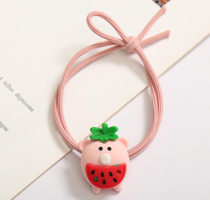 🌈ยางรัดผมผลไม้สัตว์ (สุ่มลาย) ชิ้นละ 3 บาท ✔️พร้อมส่ง Ohwowshop หนังยางรัดผมเกาหลี ยางรัดผมไสต์เกาหลี มัดผม