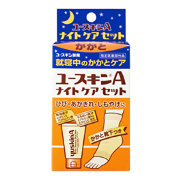 Yuskin A Family Medical Cream Night Care Set : Heel Cream 60 g. + Socks
