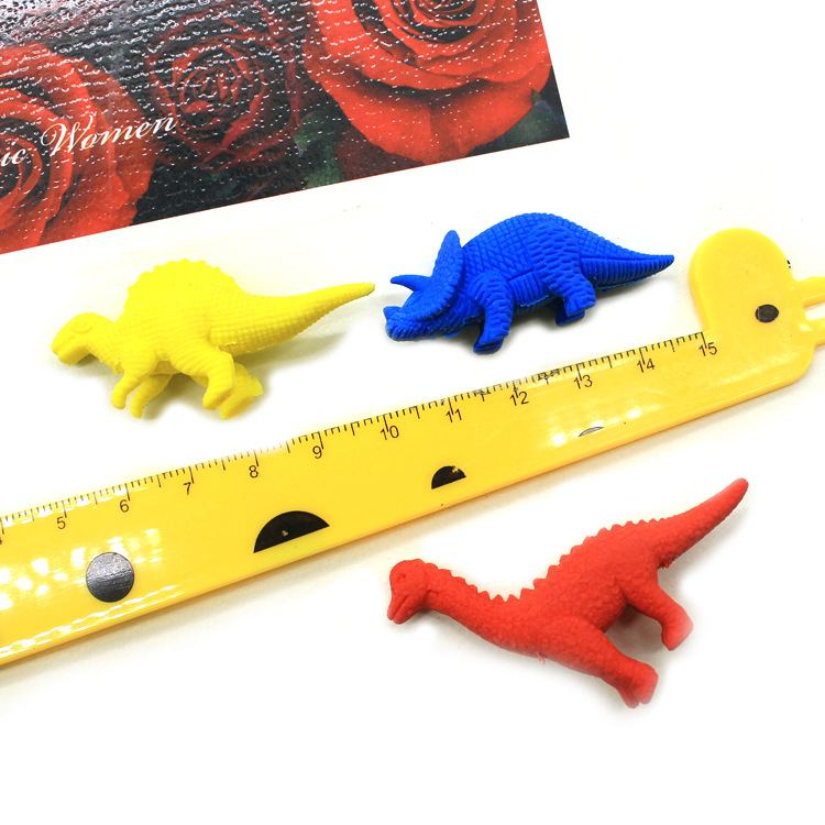 🌈ยางลบรูปทรง🦕🦖ยางลไดโนเสาร์ หลาก สุ่มคละสี✅พร้อมส่งในไทย ยางลบ เครื่องเขียน ลบคำผิดดินสอ