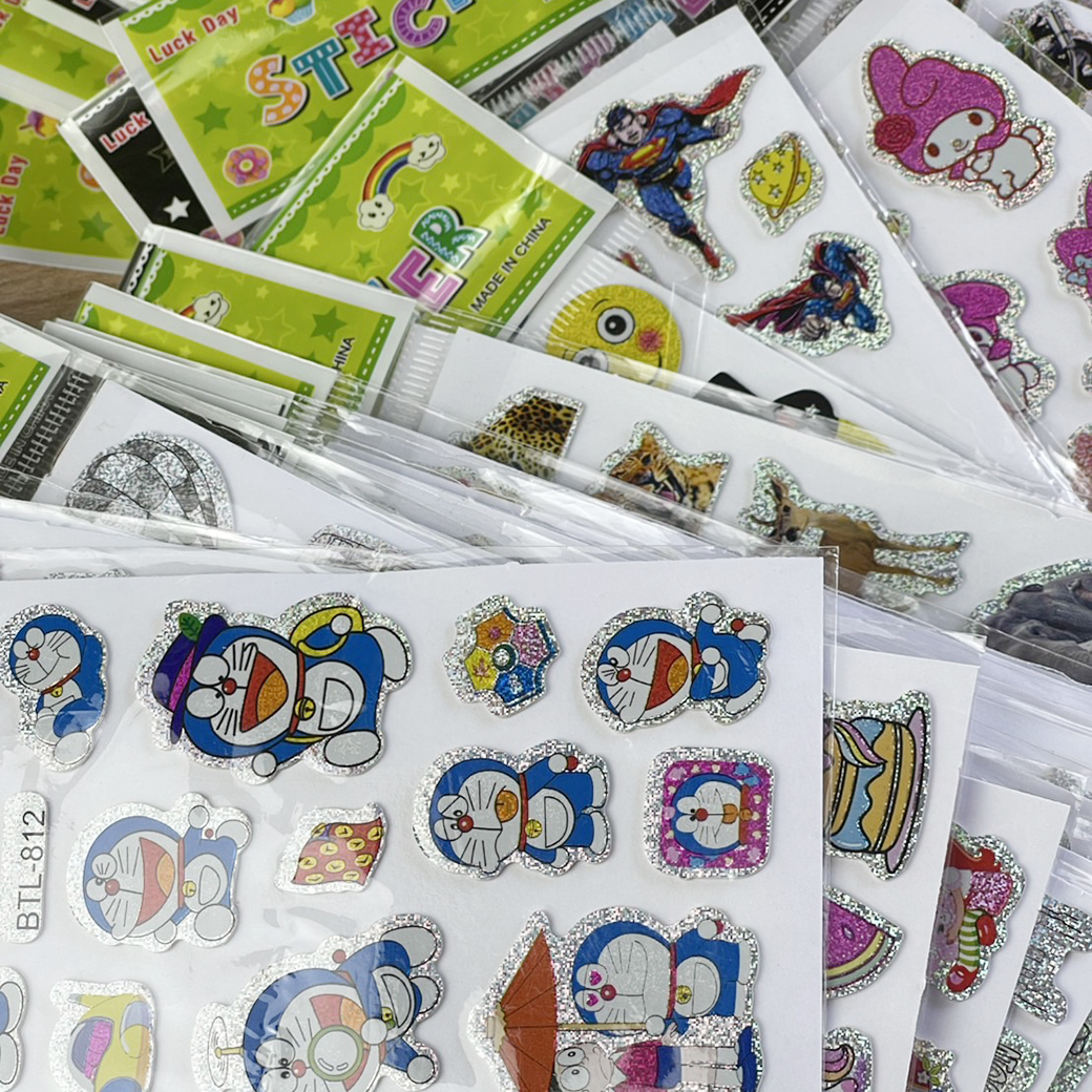 🌈สติกเกอร์นูน🌈การ์ตูนกากเพชรวิววับ(เลือกแบบสินค้า) ✔️พร้อมส่งในไทย สติ๊กเกอร์ สวยงาม ราคาถูก เครื่องเขียน