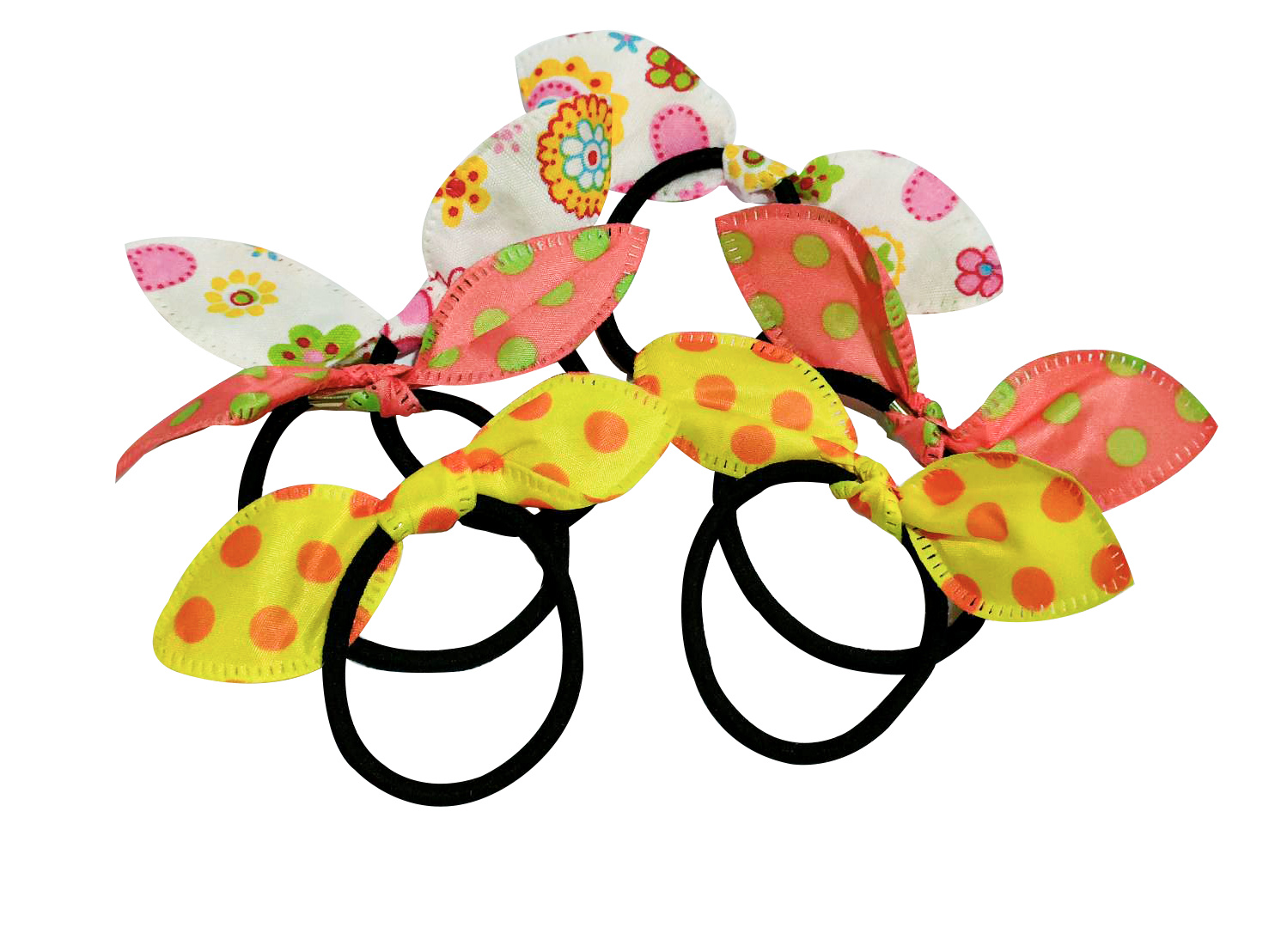 💖ยางยืดรัดผมรูปทรงโบว์หูแหลมลายการ์ตูน ชิ้นละ 1 บาท ✔️พร้อมส่ง (🎲สุ่มคละลาย) Ohwowshop หนังยางรัดผมเกาหลี ยางรัดผมไสต์เกาหลี มัดผม