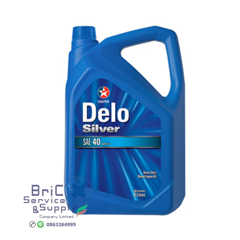 CALTEX Delo SILVER SAE 40 ขนาด 6 ลิตร