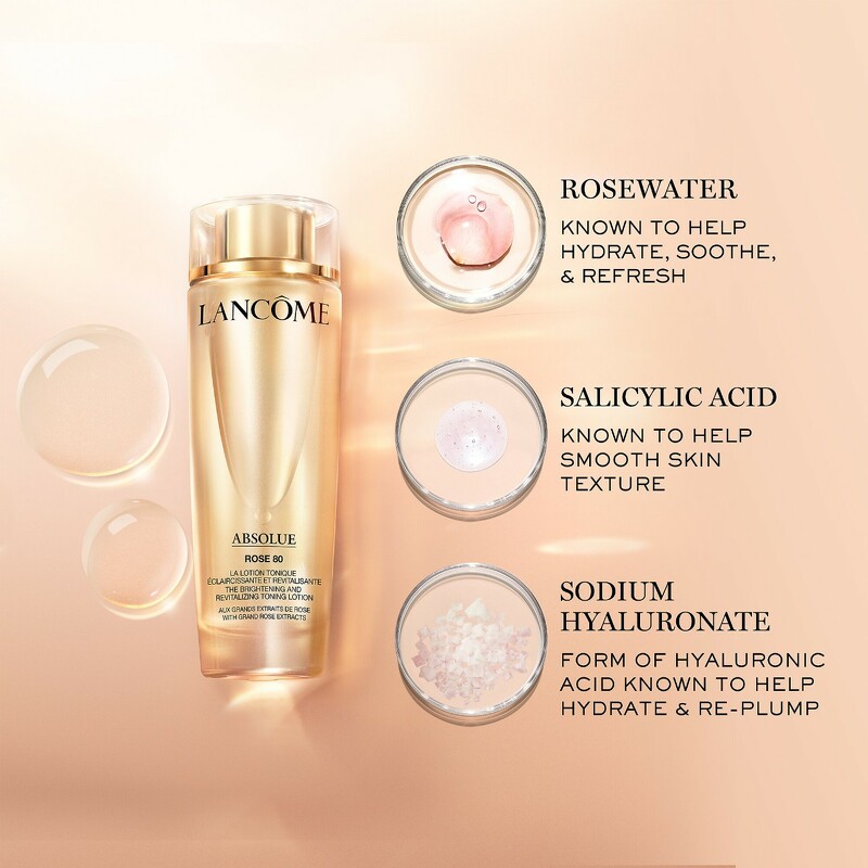 Lancome Absolue Rose 80 The Brightening And Revitalizing Toning Lotion 50 ml.
