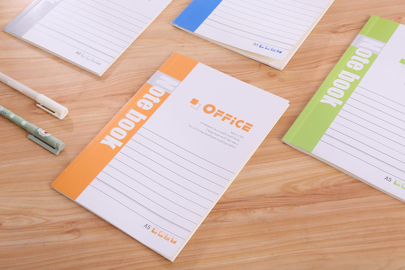 สมุด A5 Note Book ลายเส่น 13.7*19.5 Pcs 38 [สุ่มลาย] ชิ้นละ 7 บาท Ohwowshop เครื่องเขียน