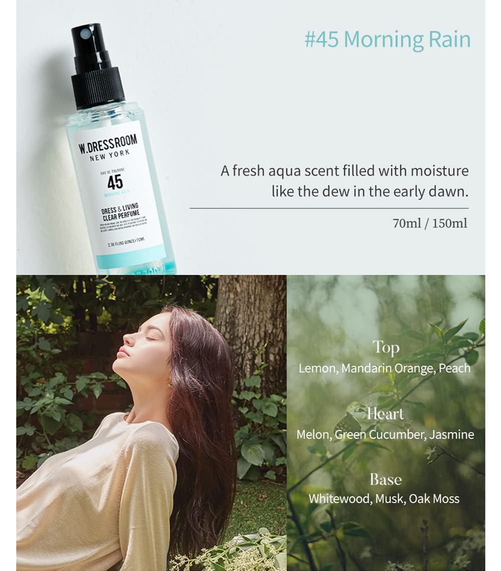W.DRESSROOM Dress & Living Clear Perfume Portable 70 ml. #No.45 Morning Rain
