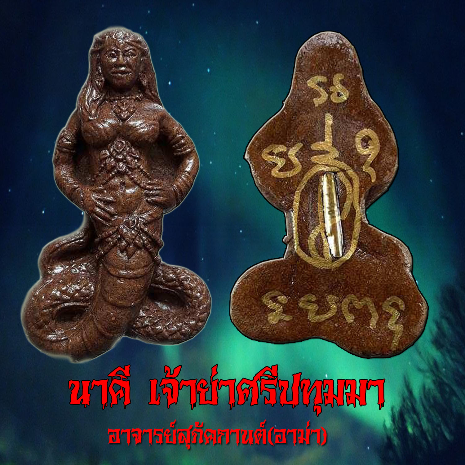 นาคี เจ้าย่าศรีปทุมมา อาจารย์สุภัคกานต์(อาม่า) สำนักปฏิบัติธรรมบ้านกลาง