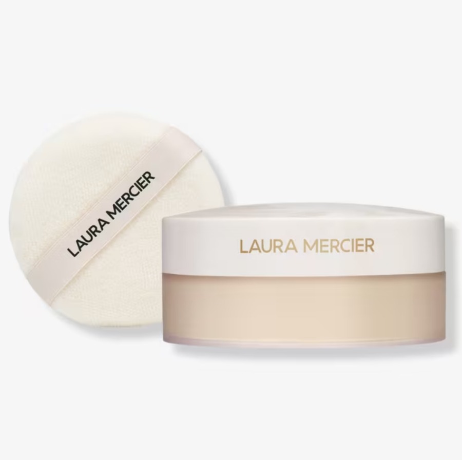Laura Mercier Jumbo Translucent Loose Setting Powder Ultra-Blur 29 g. & Velour Puff