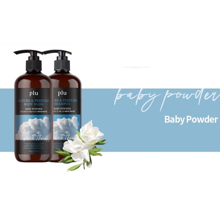 Plu Nature & Perfume Body Wash 1000 ml. #Baby Powder