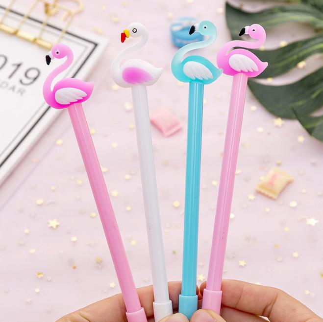 ปากกานกฟลามิงโก้ [ เจลดำ ] ชิ้นละ 4 บาท Ohwowshop