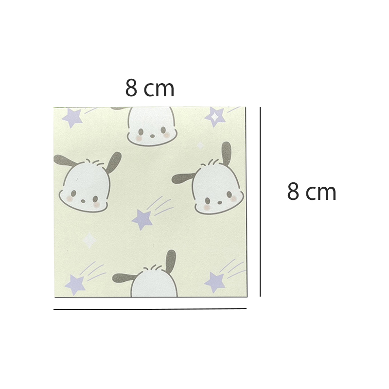 🌈กระดาษโน๊ตกาวในตัว🌈Sticky Note Lovely Cartoon 8x8 50แผ่น📌เลือกลาย ราคา 6 บาท✔️พร้อมส่ง Ohwowshop เครื่องเขียน โพสอิท สวยงาม ข้อความ