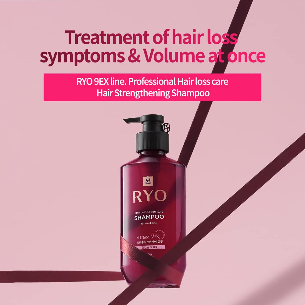 Ryo Hair Loss Care Shampoo for Weak Scalp (Volume Care) 400 ml. สูตรฟื้นฟูรากผม