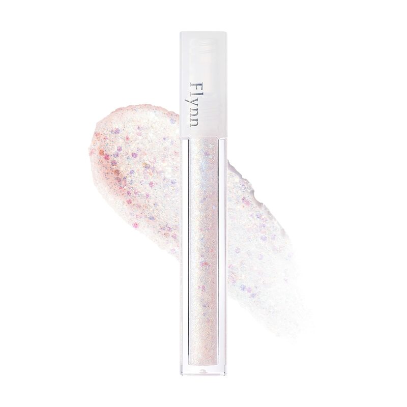 FLYNN Lightcatcher Liquid Glitter Eyeshadow 3.5 g. #01 White Light