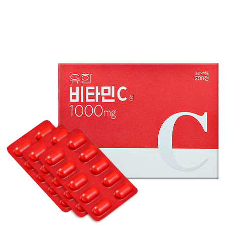 Yuhan Vitamin C 1000 mg. (1 กล่องใหญ่ 200 เม็ด ทานได้เกือบ 7 เดือน)