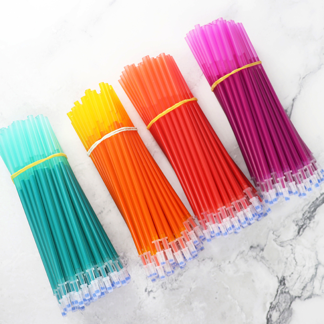 🌈ไส้ปากกาเจลลบได้🌈ไส้หลากสี 0.5 เขียนลื่น ลบได้จริง📌เลือกสี✅พร้อมส่งในไทย ไส้สี เครื่องเขียน