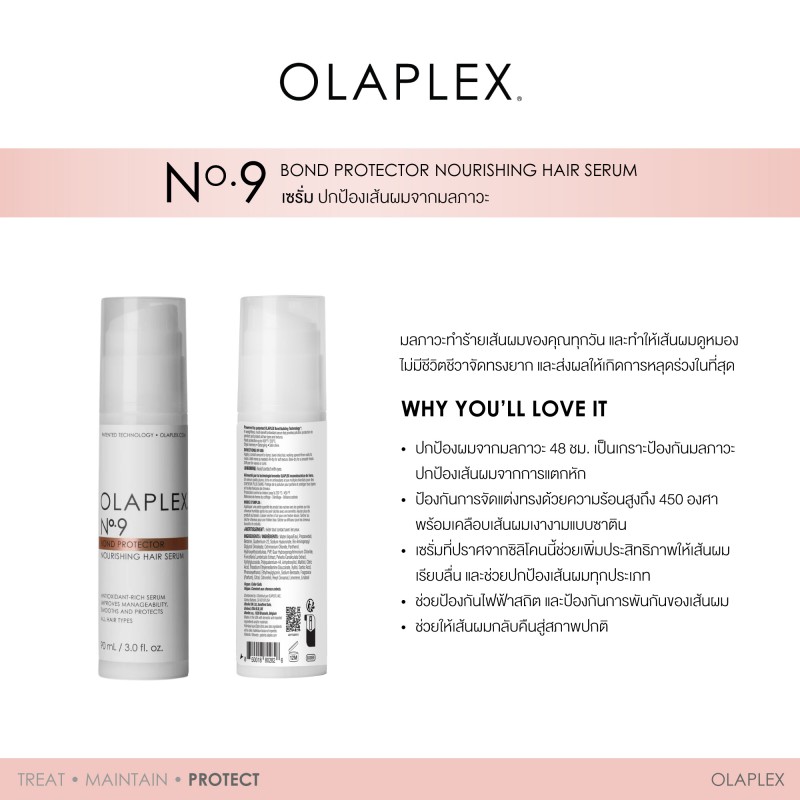 Olaplex No.9 Bond Protector Nourishing Hair Serum 90 ml.
