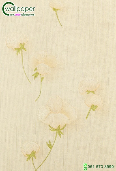 วอลเปเปอร์ติดผนังลายดอกไม้วินเทจ