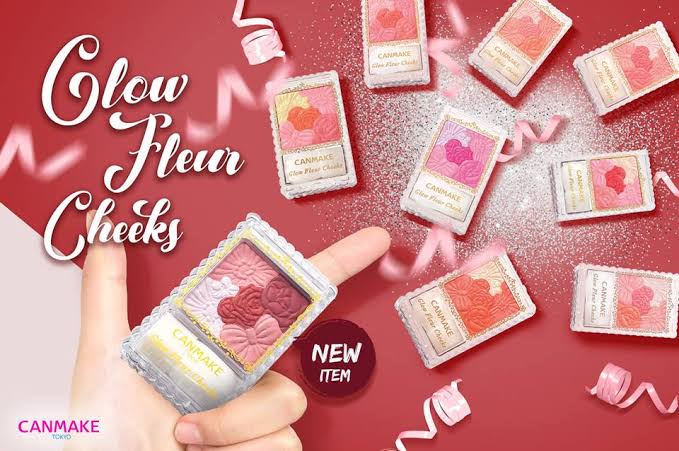 Canmake Glow Fleur Cheeks 6.3 g. #04 Strawberry Fleur