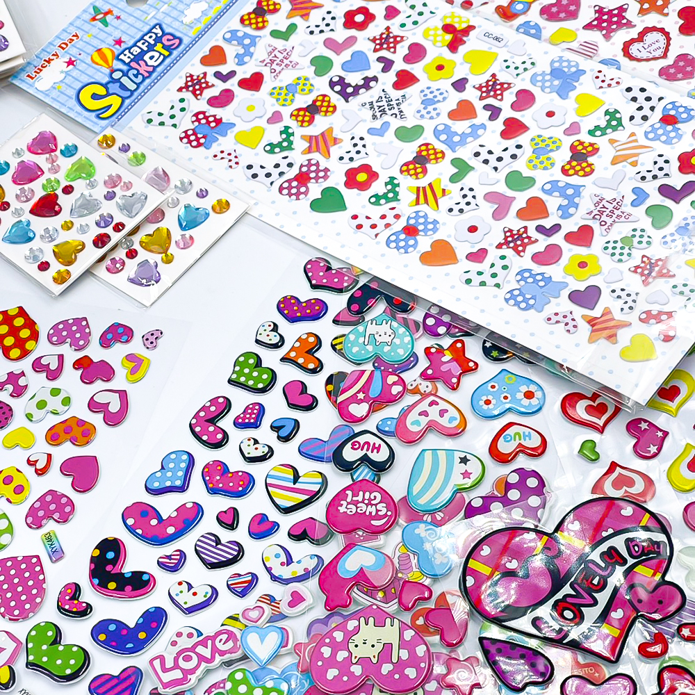 🧡สติกเกอร์นูน💛Sticker🩷หัวใจ🩷🌹สติกเกอร์การ์ตูน🎉เลือกลาย✔️พร้อมส่งในไทย สติ๊กเกอร์ DIY ของปัจฉิม วาเลนไทน์