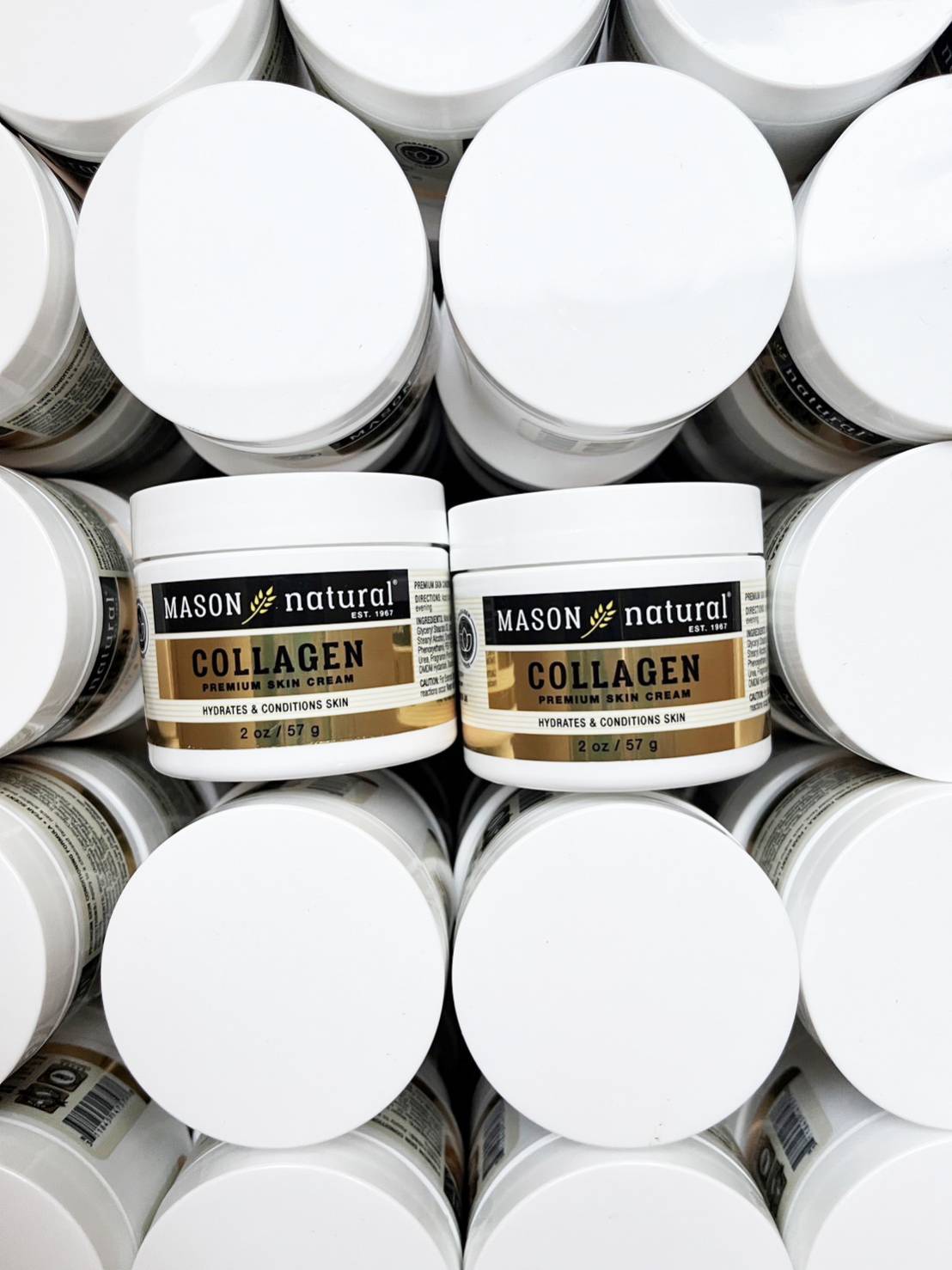 Mason Natural Collagen Beauty Cream 57 g. สูตรใหม่ ปลอดสารพาราเบน