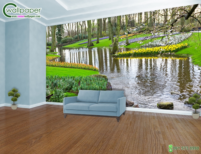 วอลเปเปอร์ภาพวิวสั่งพิมพ์ภาพสวนสาธารณะ