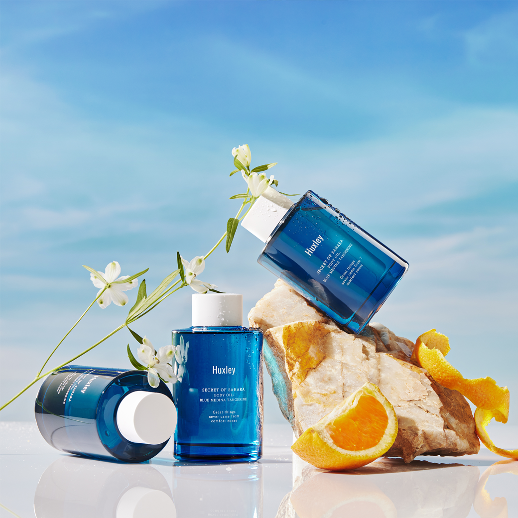 Huxley Body Oil Blue Medina Tangerine 100 ml.