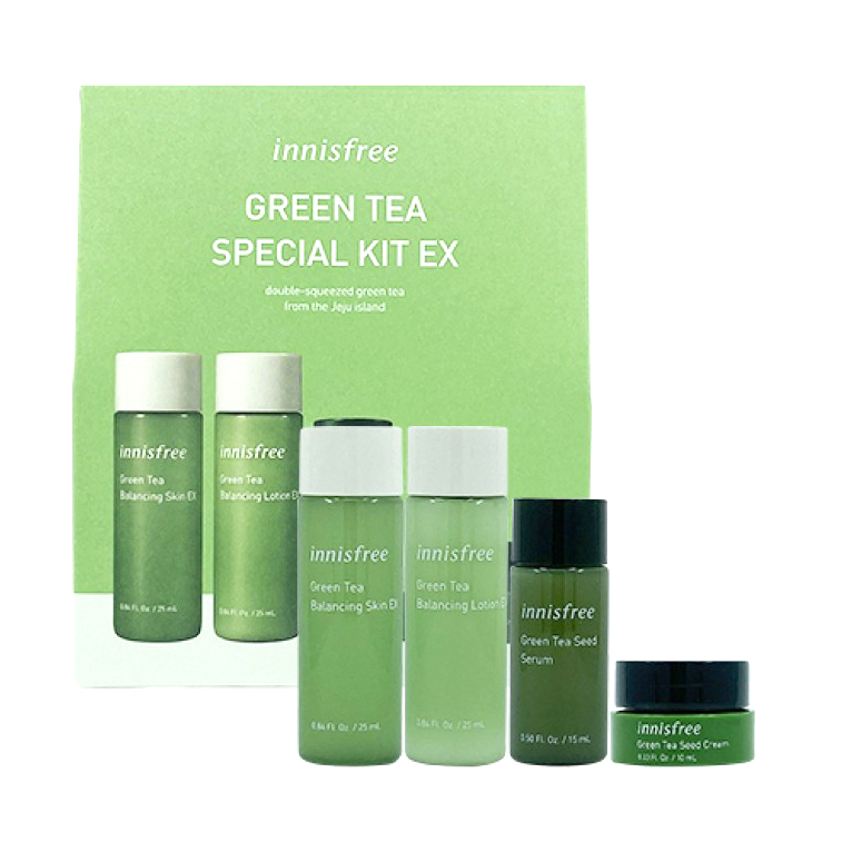 Innisfree Green Tea Special Kit Ex 4 Items