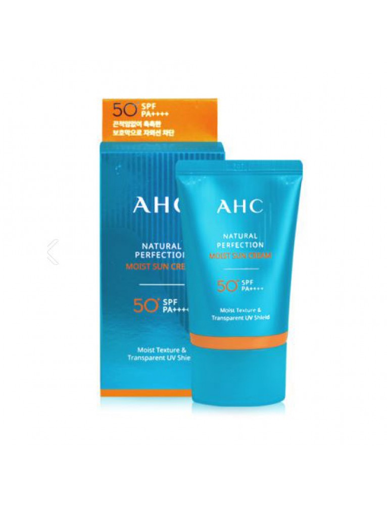 AHC Natural Perfection Moist Sun Cream SPF50+ PA++++ 50 ml.