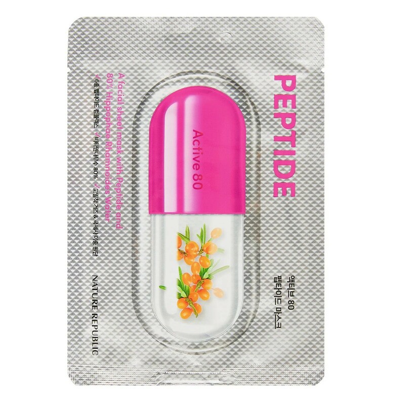 Nature Republic Active 80 Mask Sheet 29 ml. #Peptide