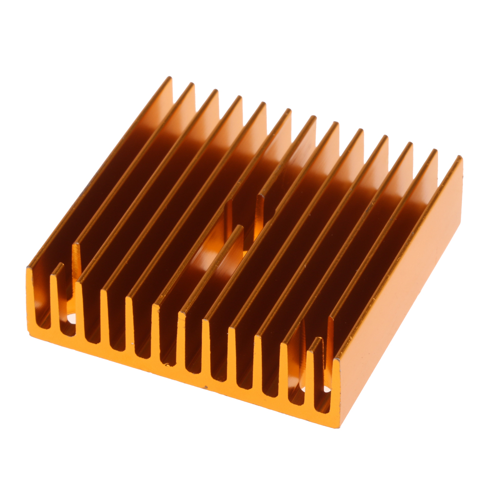 Gold Aluminium Heat Sink for MK7 MK8 Extruder