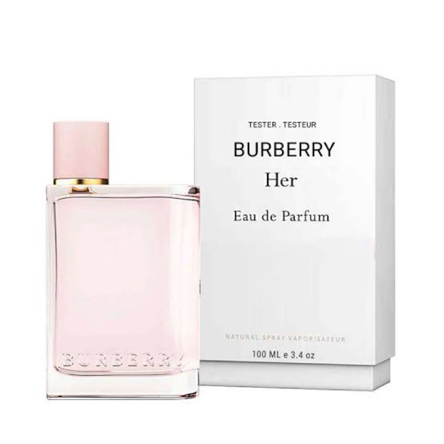 Burberry Her Eau De Parfum 100 ml. Tester Box