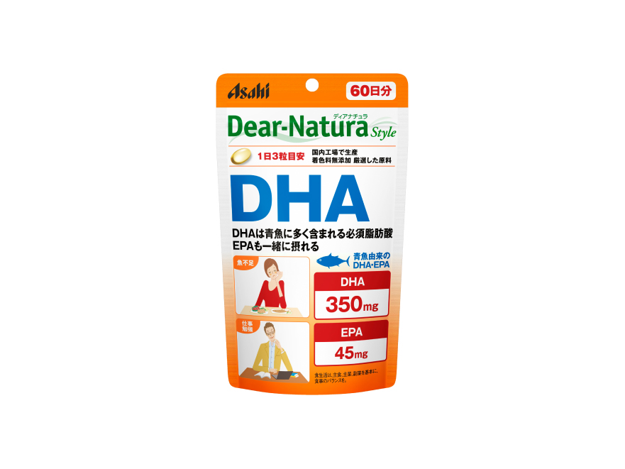 Asahi Dear Natura DHA 60 วัน 180 เม็ด