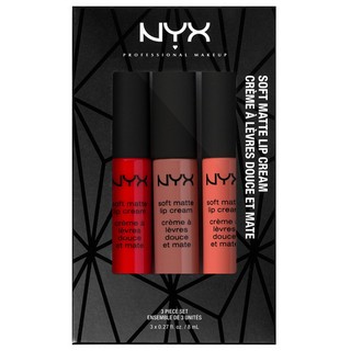 NYX Soft Matte Lip Cream SMLC SET 10 [3 pcs.]